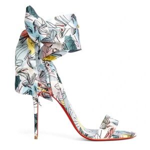 Christian Louboutin Multicolor Bow Heels